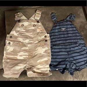 Janie and Jack overalls6-12M & OshKosh overalls9M